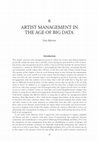 Research paper thumbnail of Morrow, G. (2019) 'Artist Management in the Age of Big Data' in W. Byrnes and A. Brkic The Routledge Companion to Arts Management, Abingdon, Oxon and New York: Routledge.