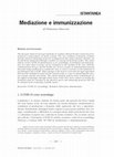 Research paper thumbnail of Mediazione e immunizzazione