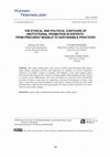 Research paper thumbnail of The ethical and political contours of institutional promotion in esports: From precariat models to sustainable practices