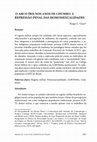 Research paper thumbnail of O arco-íris nos anos de chumbo: a repressão penal das homossexualidades