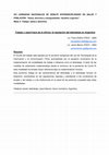 Research paper thumbnail of Trabajo y salud fuera de la oficina: la regulación del teletrabajo en Argentina