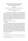 Research paper thumbnail of Kesejahteraan Pendidikan dan Implementasi Kebijakan