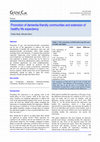 Research paper thumbnail of Promotion of dementia-friendly communities and extension of healthy life expectancy