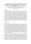 Research paper thumbnail of LA IMPORTANCIA DE LA FORMACIÓN METAFÍSICA EN LOS DOCENTES UNIVERSITARIOS DE CC DE LA COMUNICACIÓN