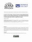 Research paper thumbnail of Going beyond the Exclusion-Radicalisation
Premise in Understanding the Dynamics of the Muslim Brotherhood
Transformation after the 2013 Coup d'État in Egypt