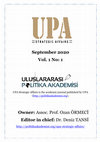 Research paper thumbnail of UPA Strategic Affairs Vol. 1 No: 1 (September 2020)