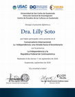 Research paper thumbnail of Diploma10 USAC Independencia lilly soto vasquez