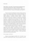 Research paper thumbnail of M. Kosińska, „Polityka edukacji – krytyka kultury. w stronę performatywnej pedagogii krytycznej”, w: Edukacja kulturalna jako projekt publiczny?, M. Kosińska, K. Sikorska, A. Skórzyńska (red.), Galeria Miejska „Arsenał”, Poznań 2012, s. 37- 61.