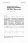 Research paper thumbnail of Speaking Mouth, Writing Hand: The English-Language Autobiographies of North Korean Defectors and the Concept of Author Vocal-Writing