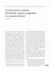 Research paper thumbnail of Çözüm süreci sonrası Dersim'de orman yangınları ve çatışma ilişkisi