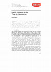 Research paper thumbnail of English Education in the Time of Coronavirus