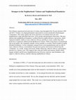 Research paper thumbnail of Strangers in the Neighborhood: Violence and Neighborhood Boundaries