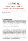 Research paper thumbnail of CONTRATO PREDOCTORAL FPI (Proyecto LOKI- IH.CSIC)