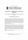 Research paper thumbnail of Escrita poietica e a tragicidade humana: a construção de si pela palavra Poietic writing and the tragic human condition: the self-construction by the word