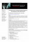 Research paper thumbnail of Functional outcome of intrafocal pinning technique for the management of distal radius fractures