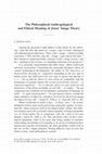 Research paper thumbnail of The Philosophical-Anthropological and Ethical Meaning of Jonas' Image Theory