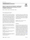 Research paper thumbnail of Ethical Considerations for Restrictive and Physical Distancing Measures in Brazil During COVID-19: Facilitators and Barriers