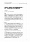 Research paper thumbnail of Sobre els orígens del castell d'Ulldecona: ḥiṣn, castrum o alguna cosa diferent?