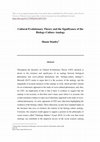 Research paper thumbnail of Cultural Evolutionary Theory and the Significance of the Biology-Culture Analogy