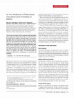 Research paper thumbnail of In vivo prediction of tuberculosis-associated cavity formation in rabbits