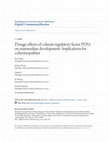 Research paper thumbnail of Dosage Effects of Cohesin Regulatory Factor PDS5 on Mammalian Development: Implications for Cohesinopathies