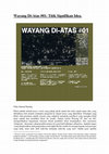 Research paper thumbnail of Wayang Di-Atas #01: Titik Signifikan Idea