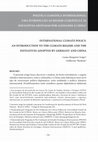 Research paper thumbnail of International Climate Policy:  An introduction to the climate regime and the initiatives adopted by Germany and China