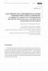 Research paper thumbnail of Los límites de la divergencia entre saberes populares y expertos: el debate en torno a la conservación del delfín franciscana y las prácticas pesqueras sustentables