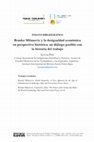 Research paper thumbnail of Branko Milanovic y la desigualdad económica en perspectiva histórica: un diálogo posible con la historia del trabajo