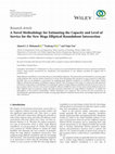 Research paper thumbnail of A Novel Methodology for Estimating the Capacity and Level of Service for the New Mega Elliptical Roundabout Intersection