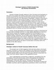 Research paper thumbnail of Strategic Context of 2020 Artsakh War