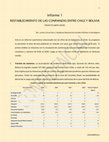 Research paper thumbnail of Informe 1 RESTABLECIMIENTO DE LAS CONFIANZAS ENTRE CHILE Y BOLIVIA PROYECTO ANEPE 202001 Dra. Loreto Correa Vera / Academia Nacional de Estudios Políticos y Estratégicos