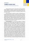 Research paper thumbnail of Entrevista a Dña. Carmen Iglesias Cano, Sillón Montesquieu de la Academia Europea e Iberoamericana de Yuste. Boletín de la Academia Europea e Iberoamericana de Yuste número 7 julio 2020