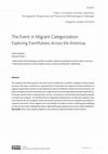 Research paper thumbnail of The Event in Migrant Categorization: Exploring Eventfulness Across the Americas (open access)