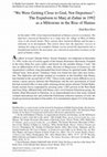 Research paper thumbnail of “We Were Getting Close to God, Not Deportees”: The Expulsion to Marj al-Zuhur in 1992 as a Milestone in the Rise of Hamas