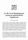 Research paper thumbnail of The Art of Morphogenesis: Cinema In & Beyond the Capitalocene