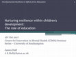 Research paper thumbnail of Nurturing resilience within children's development: The role of education