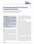 Research paper thumbnail of Grazing Management Can Improve Livestock Distribution