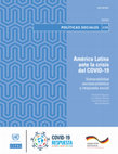 Research paper thumbnail of América Latina ante la crisis del COVID-19 Vulnerabilidad socioeconómica y respuesta social