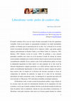 Research paper thumbnail of Liberalismo verde: pieles de cordero chic