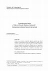 Research paper thumbnail of Considerações Sobre a Vida e a Obra de Mattoso Câmara Jr. (Considerations on Mattoso Câmara Jr’s life and work)