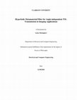 Research paper thumbnail of Hyperbolic Metamaterial Filter for Angle-independent TM- Transmission in Imaging Applications