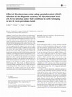 Research paper thumbnail of Effect of Mycobacterium avium subsp. paratuberculosis (MAP) infection on the diagnostic accuracy for Mycobacterium bovis (M. bovis) infection under field conditions in cattle belonging to low M. bovis prevalence herds