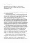 Research paper thumbnail of Green book review: LITERATURE AND ENVIRONMENT