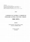 Research paper thumbnail of JONAS GENTIL A REVISÃO DA LEI ELEITORAL E O PRINCÍPIO DA ESTABILIDADE ELEITORAL EM SÃO TOMÉ E PRÍNCIPE