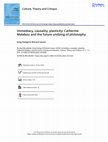 Research paper thumbnail of Immediacy, causality, plasticity: Catherine Malabou and the future undoing of philosophy