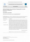 Research paper thumbnail of Historical Strategy Games and Historical Thinking Skills: An Action Research on Civilization VI