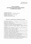 Research paper thumbnail of A Sea of Empires : Venice and the Ottoman Empire in the Early Modern Mediterraneean (15th-18th centuries) - Reading list // Une mer d'empires : une histoire de la frontière vénéto-ottomane en Méditerranée moderne - Bibliographie