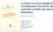 Research paper thumbnail of LA "GESTIONE DI PORTAFOGLI DI INVESTIMENTO" TRA DIRITTO DEI CONTRATTI E DIRITTO DEI MERCATI FINANZIARI