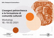 Research paper thumbnail of Online Workshop "L'esegesi petrarchesca e la formazione di comunità culturali", Freie Universität Berlin, Italienzentrum/EXC 2020, 18/19. Febr. 2021